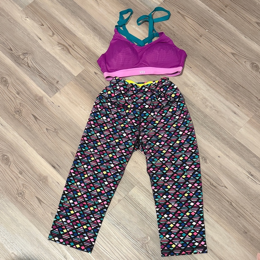 Colorful Victoria’s Secret Workout Set